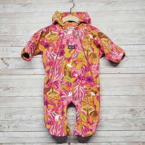 Patagonia one piece baby fleece onsie coat
